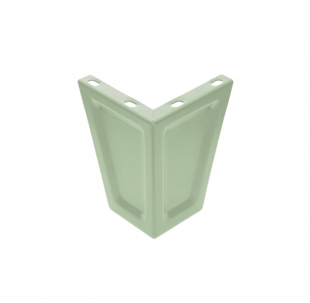 Nožky k šatní skříni, sada 4 ks. pastelová zelená Nožky k šatní skříni, sada 4 ks. pastelová zelená