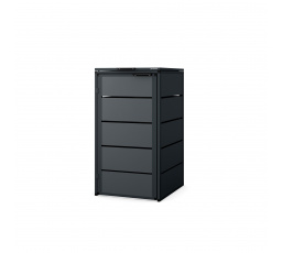 Jednokomorová popelnicová skříň 120L, antracit