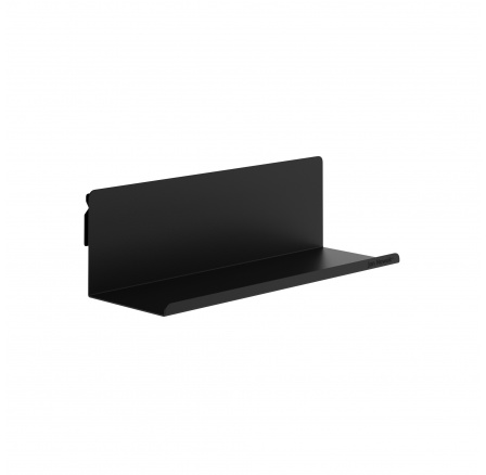 Nástěnná police JOANNE 400 mm, černá Nástěnná police JOANNE 400 mm, černá