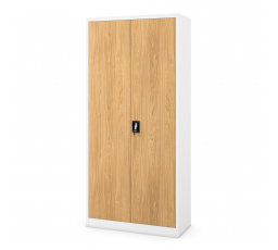 JAN H (195) skříň bílá RAL9003 zlatý dub H1950*W900*D400