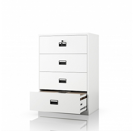 Bílá kovová kartotéková skříň: SARAN XL V4, 900 x 1320 x 600 mm Bílá kovová kartotéková skříň: SARAN XL V4, 900 x 1320 x 600 mm