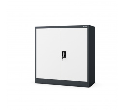 Skříňka na osobní spisy BEATA, 900 x 930 x 400 mm, antracitově-bílá