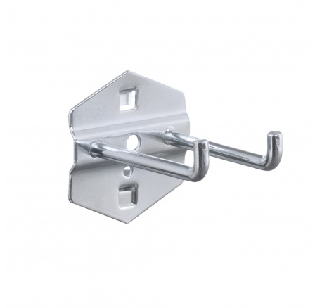 Kovový dvojitý háček 75 mm Kovový dvojitý háček 75 mm