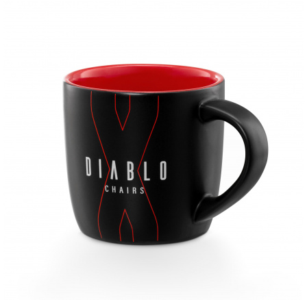 Hrnek Diablo Chairs, černo-červený Hrnek Diablo Chairs, černo-červený