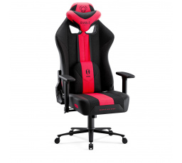 Textilní herní křeslo Diablo X-Player 2.0 King Size, karmínově-antracitový