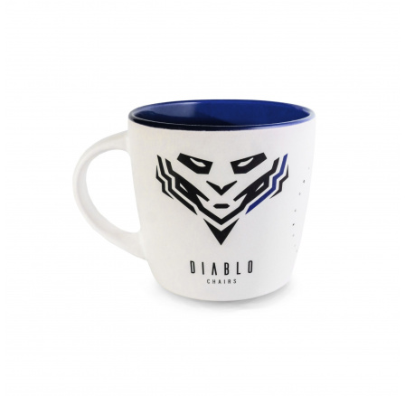 Hrnek Diablo Chairs bílo-modrý Hrnek Diablo Chairs bílo-modrý