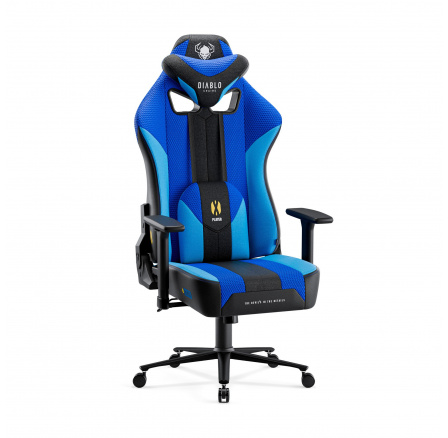 Textilní herní křeslo Diablo X-Player 2.0 Normální velikost, Frost Black