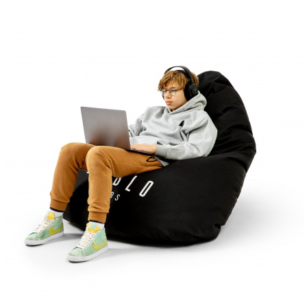 Herní taburet Diablo Chairs, černý Herní taburet Diablo Chairs, černý