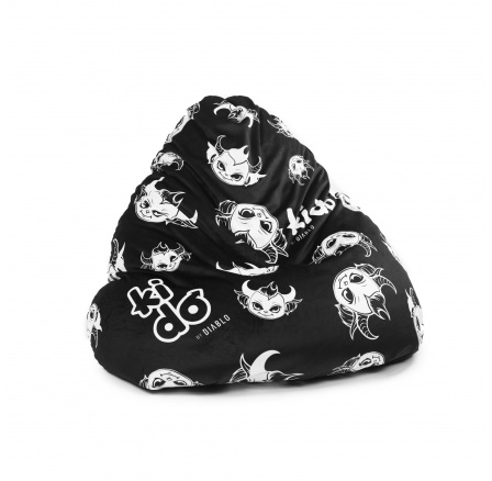 Taburet sedátko pro dítě Kido by Diablo, černý velur Taburet sedátko pro dítě Kido by Diablo, černý velur