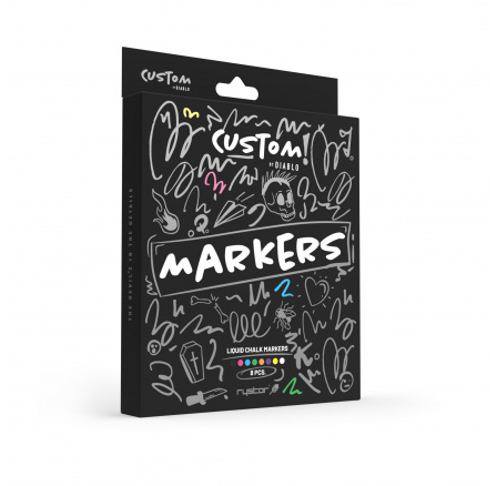 Křídové fixy pro křeslo Diablo X-Custom, 8 barev Křídové fixy pro křeslo Diablo X-Custom, 8 barev