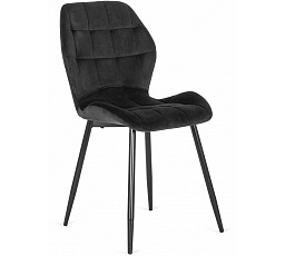 Židle LUCKY Černá Sametová