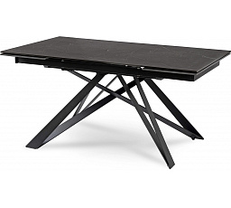 Stůl MAXIME Keramický Rozkládací 160-240 cm Černý Mramor