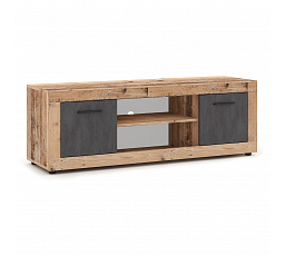 TV skříňka BLAGO 140 cm Surový Dub/Grafit