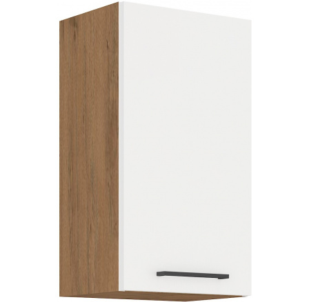 Horní skřínka VEGAS - 40 G-72 1F, Dub Lancelot / Bílý lesk