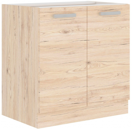 Dolní skřínka BORDIX - 80 D 2F BB, Dub / Dub Dolní skřínka BORDIX - 80 D 2F BB, Dub / Dub