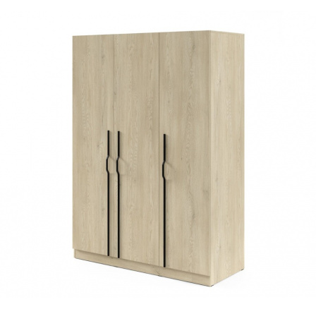 Skříň BRAGA 2 s kovovými madly dub cremona