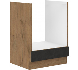 Dolní skřínka VEGAS - 60 D GAZ BB, Dub Lancelot / Matera