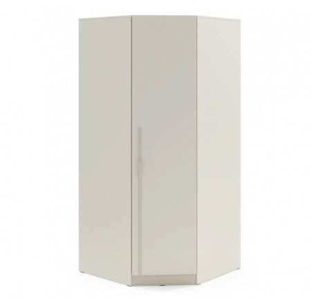 Skříň rohová BRAGA 4 s kovovým madlem Kašmír