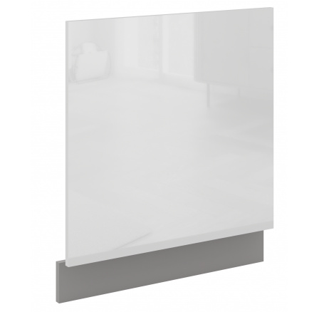 Dvířka na myčku s panelem BIANCA - ZM 570x596, Bílý lesk
