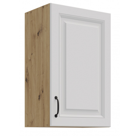 Horní skřínka STELLO - 45 G-72 1F, Dub Artisan/Bílý mat