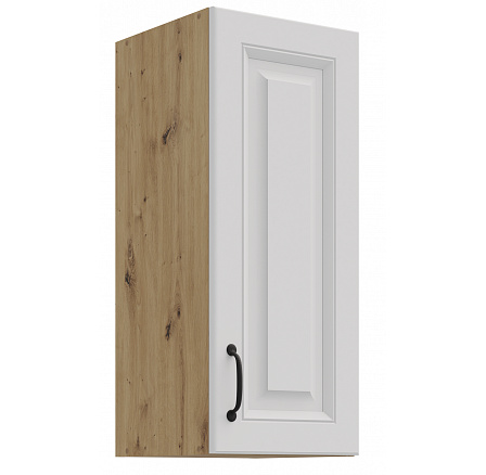 Horní skříňka STELLO - 30 G-72 1F, Dub Artisan/Bílý mat