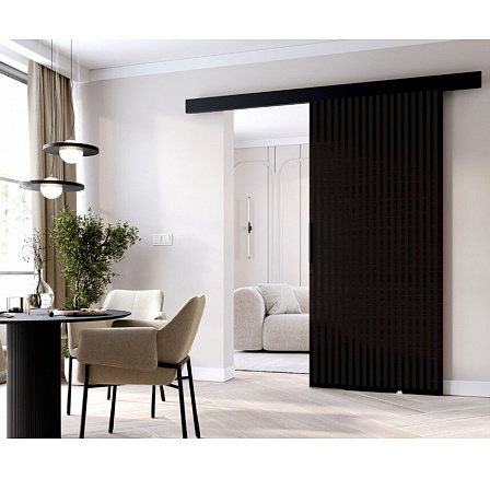 Posuvné dveře STANDART MIX L90, Venge/Černá