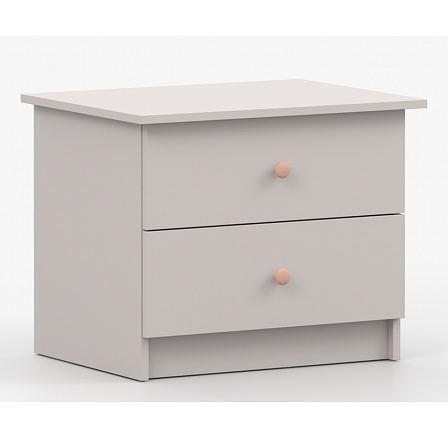 Noční stolek OLAF II, Kašmír / Růžová