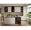 Dolní skříňka ARIA - 40 D 1F BB, Dub Artisan/Bílá Crystal AFM - (ANTI-Fingerprint)
