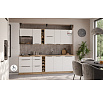 Kuchyňská skříň ARIA - 60 DPM-210 2F, Dub Artisan/Bílá Crystal AFM - (ANTI-Fingerprint)