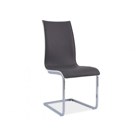 Jídelní židle H-133 šedá/bílá