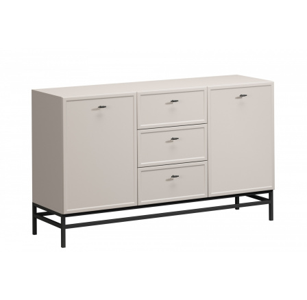 LORINI KOMODA 150 2D3SZ - kašmír / T-bar černý / rám černý