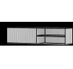 Závěsná TV skříňka ENTSIAN 150, Dub Artisan 40x150