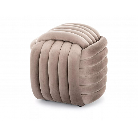 Taburet BRUNI, VELVET tmavá béžová 251