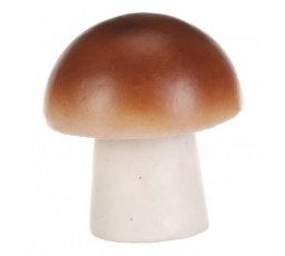 Houba plastová - velká, hnědý hříbek, cena za 1 ks