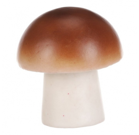 Houba plastová - velká, hnědý hříbek, cena za 1 ks