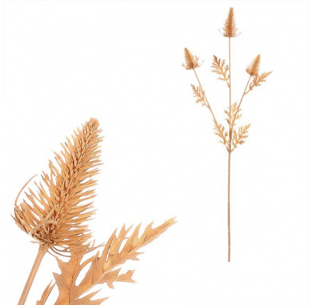 Bodlák kvetoucí - umělý řezaný, krémová barva Bodlák kvetoucí - umělý řezaný, krémová barva