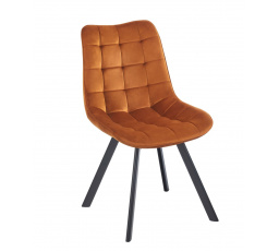 Židle velvet (skořicová) J265