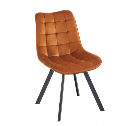 Židle velvet (skořicová) J265 Židle velvet (skořicová) J265