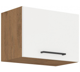 Horní skřínka VEGAS - 50 GU-36 1F, Dub Lancelot / Bílý lesk