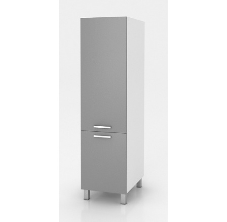 Vysoká kuchyňská skříňka Natanya SL40 šedý lesk