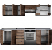 Kuchyňská linka set AMANDA 1 260, Cinamon acacia 