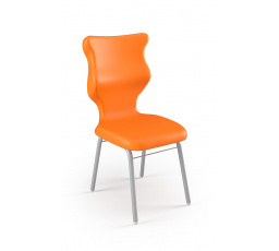 Židle Classic velikost 6, sedák oranžový/opěradlo šedé