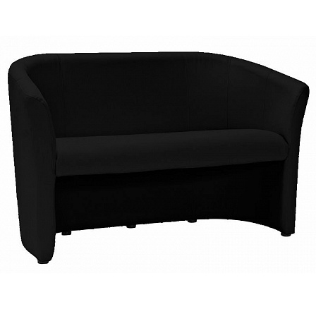 Pohovka TM-2, Černá ekokůže EK-14/Wenge Pohovka TM-2, Černá ekokůže EK-14/Wenge