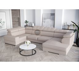 Rohová sedací souprava ROYAL MAX I 210x375x185 - levá, volitelný odstín