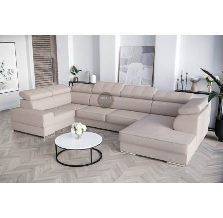 Rohová sedací souprava ROYAL MAX I 210x375x185 - levá, volitelný odstín