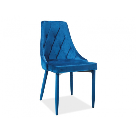 Jídelní židle TRIX VELVET, modrá