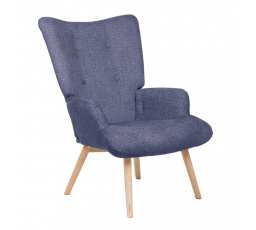 Křeslo MOSS POP v látce námořnická modrá 72x73x96cm 882901