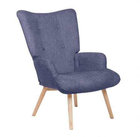 Křeslo MOSS POP v látce námořnická modrá 72x73x96cm 882901