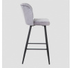 Hocker HANA REDUCIDO velur šedá 44x52x89 cm 708510