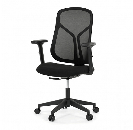 Kancelářská židle, synchronní mechanismus, černá síťovina, KA-S2173 BK